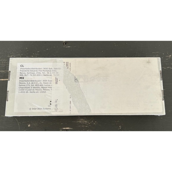 NEW IKEA Skadis Clip On Pegboard Tray Shelf White Plastic Fits 003.207.99 23079 - Picture 6 of 6